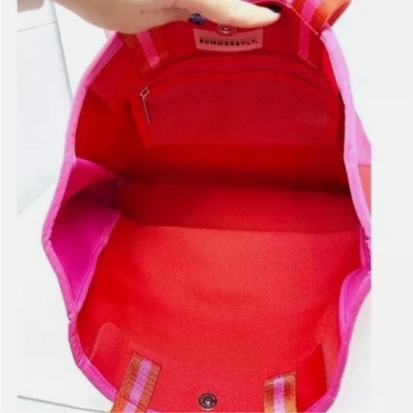 Summersalt The Perfect Beach Tote Hibiscus & Lave - Picture 3 of 4